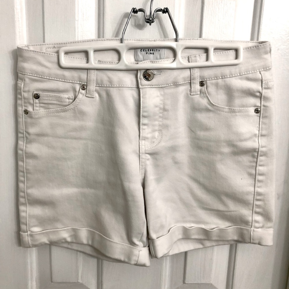 Celebrity Pink brand - white jean shorts